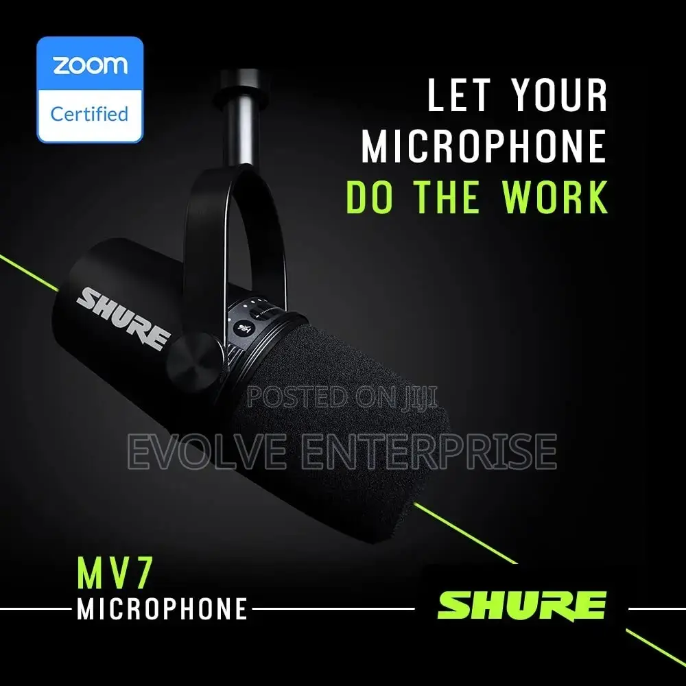 Shure Mv7 Usb Podcast Microphone for Podcasting, Live Streaming
