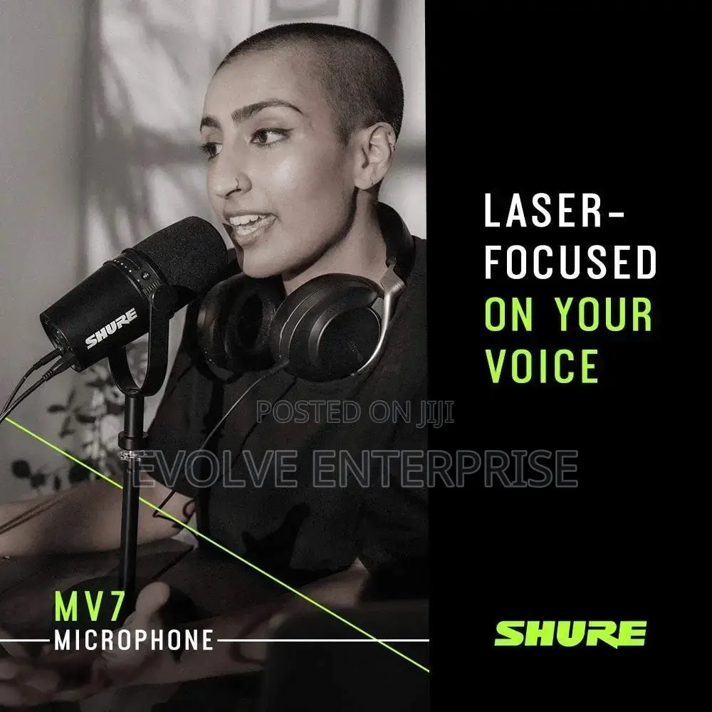 Shure Mv7 Usb Podcast Microphone for Podcasting, Live Streaming