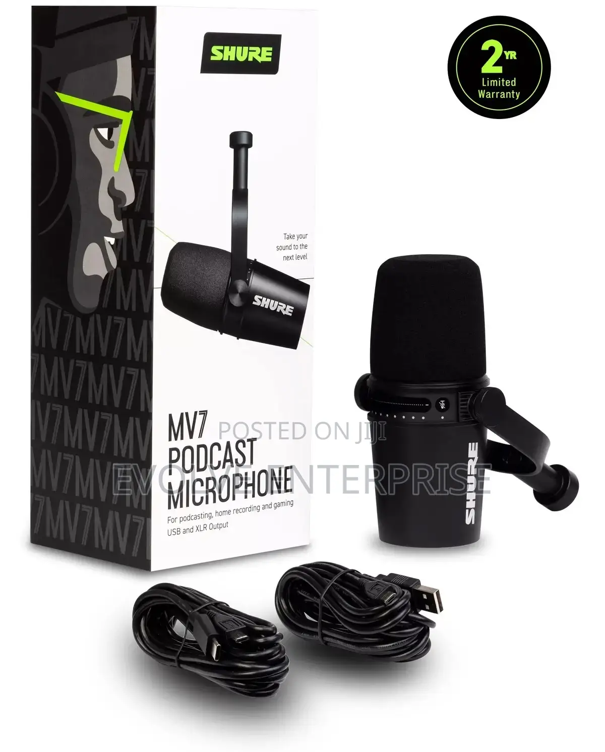 Shure Mv7 Usb Podcast Microphone for Podcasting, Live Streaming