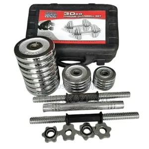30kg Chrome Dumbbell Set.