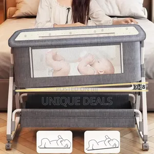 Baby Bedside Crib, Folding Newborn Bedside Sleeper