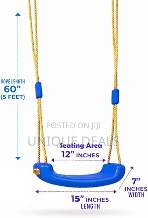Busy Kid Plastic Swing Seat for Kids, Age 3 to 10 Years