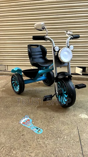 Blue Musical Tricycle