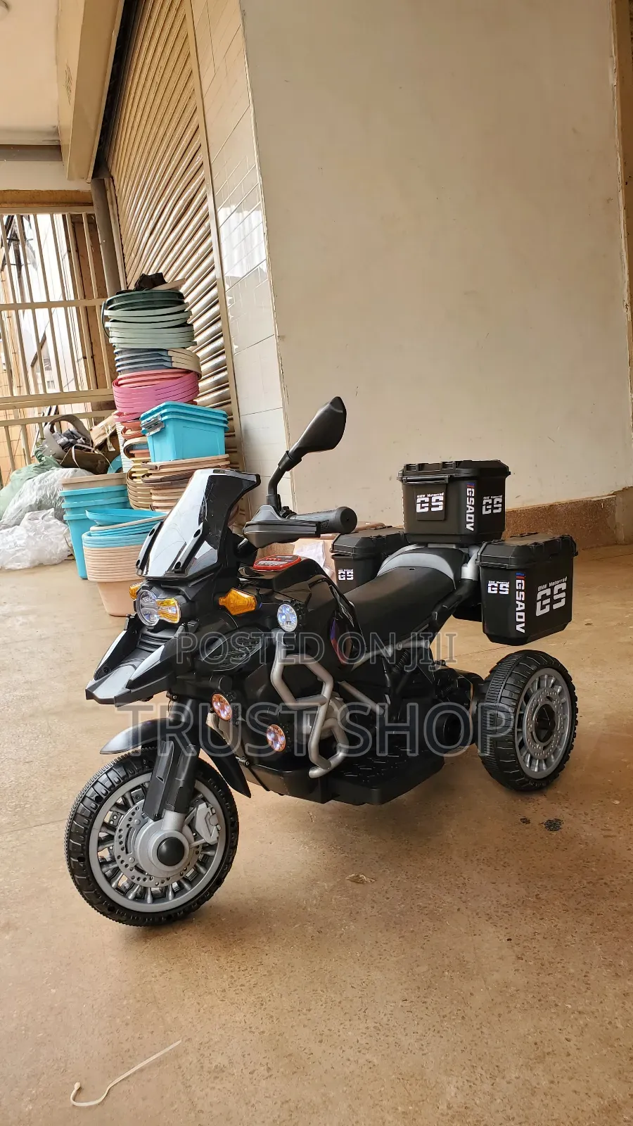 Black B M W Rechargeable Motorbike