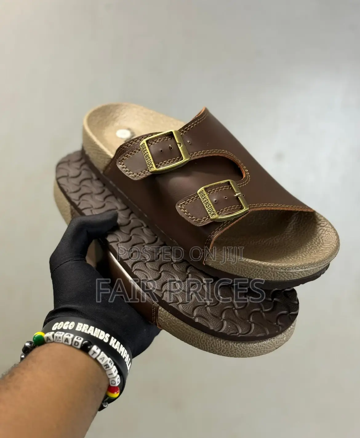 Gentle Buckle Sandals Black and Brown Available 40-45