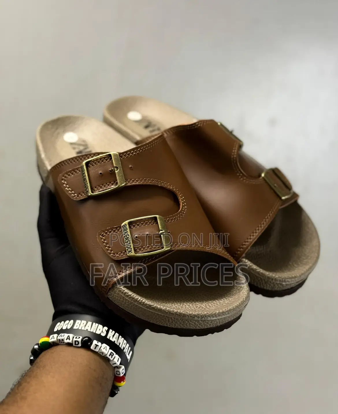 Gentle Buckle Sandals Black and Brown Available 40-45