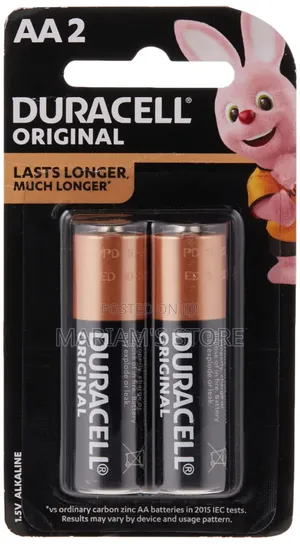 2-Pack of Duracell Aaa Alkaline Batteries (Lr03-Mn2400).