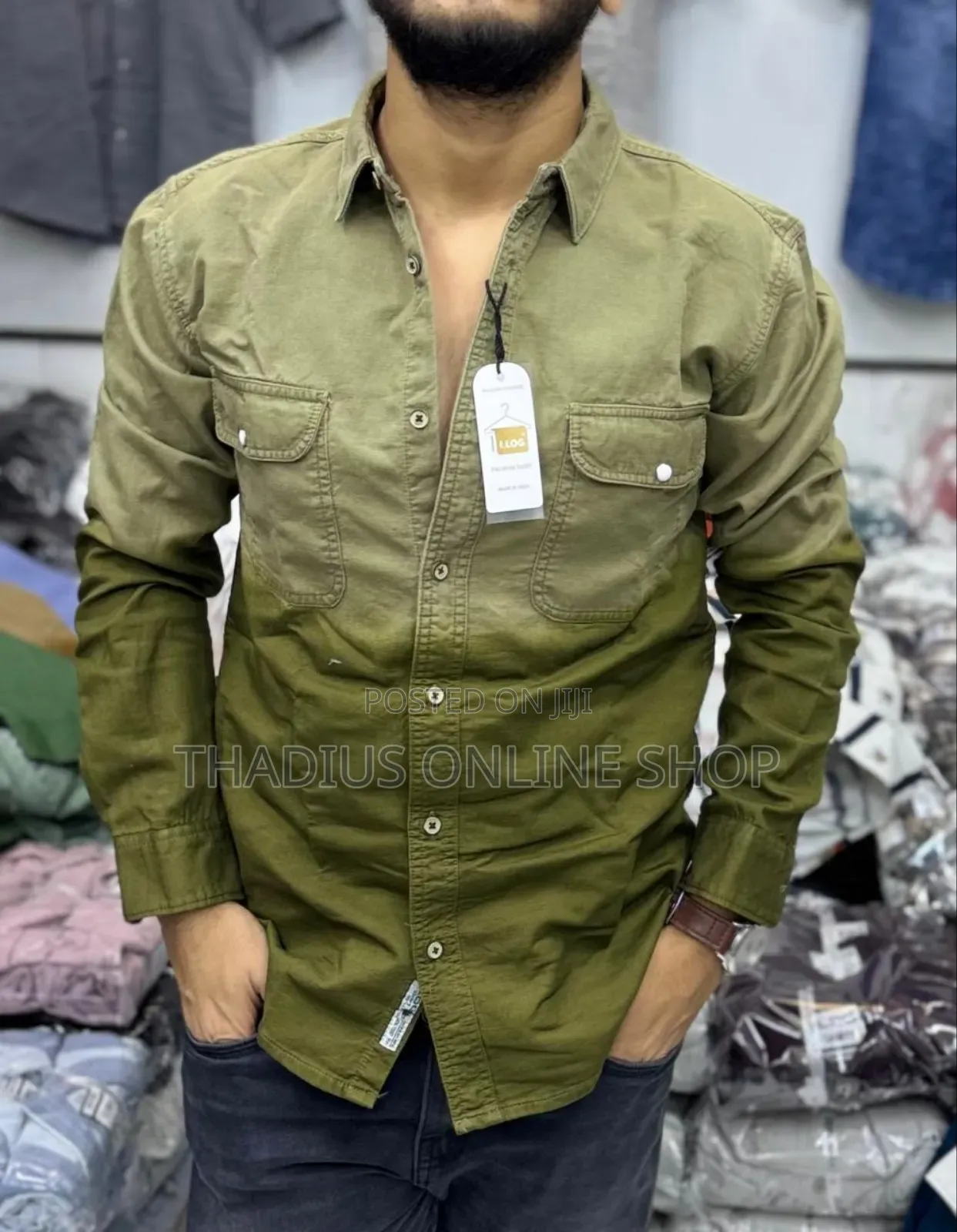 Mens Nice Strong Denim Shirts