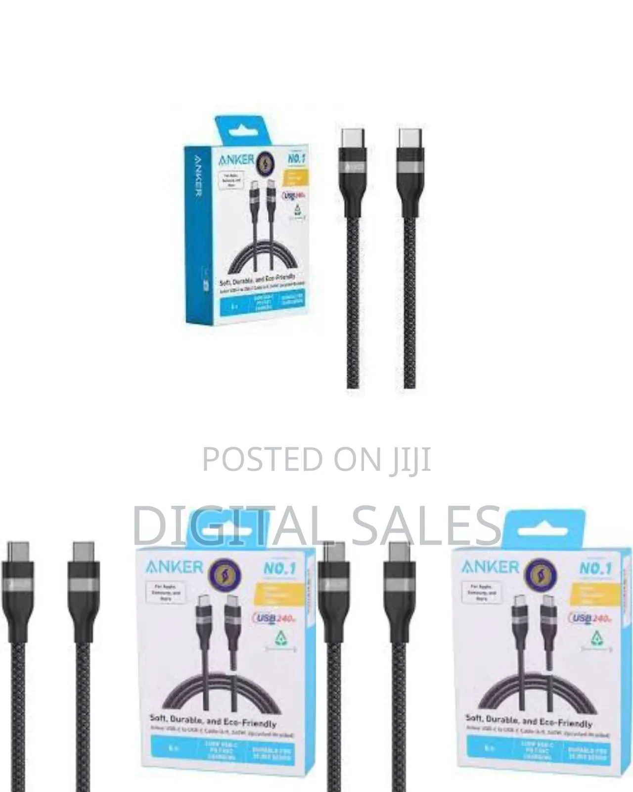 Anker Usb-C to Usb-C 240w Cable.