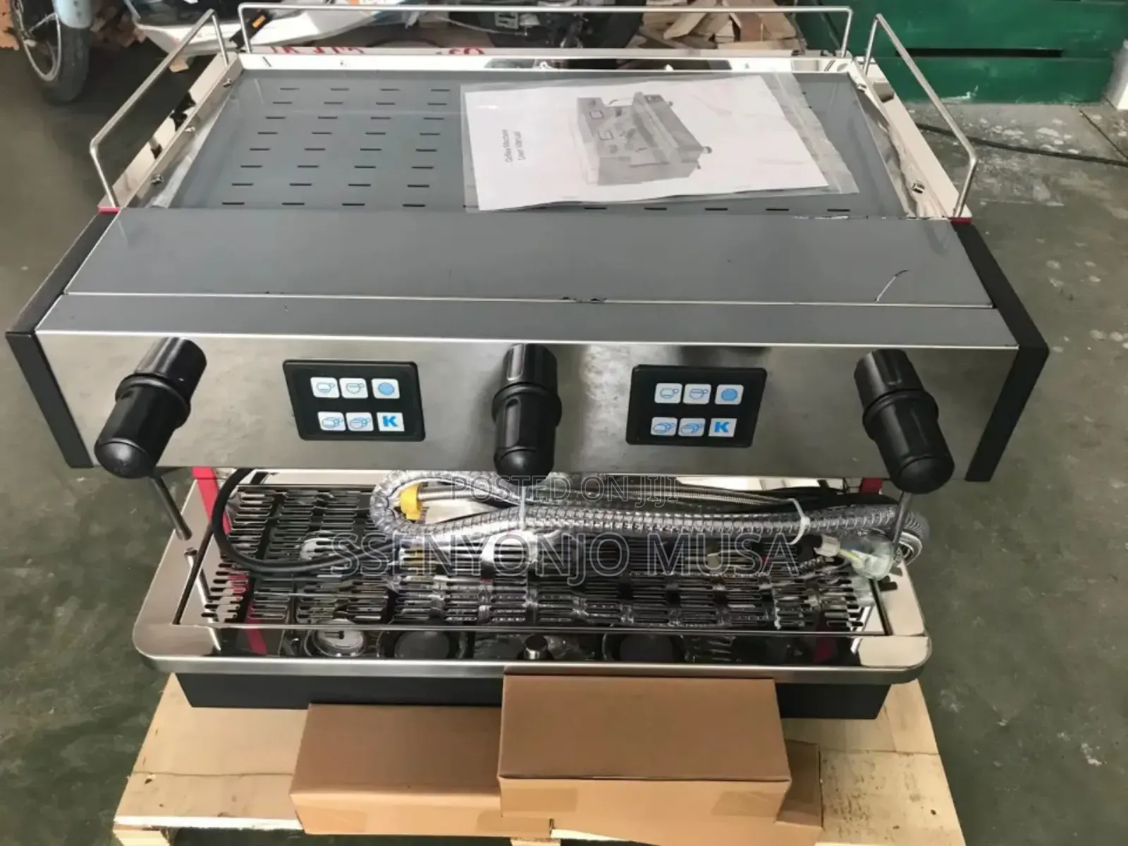 Commercial Automatic Espresso Coffee Machine 3750w 9l Boiler