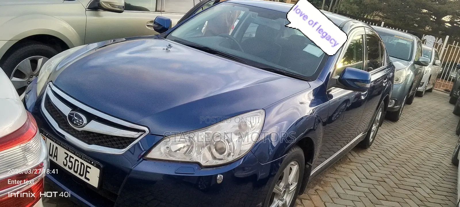Subaru Legacy 2010 Blue