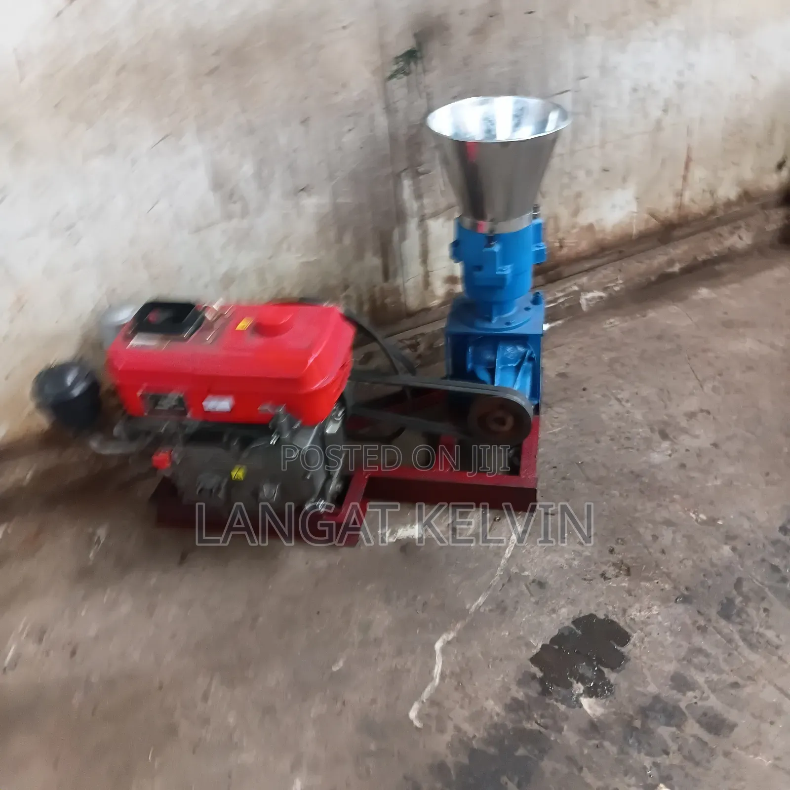 Pellet Making Machine With 8hp Diesel Engine