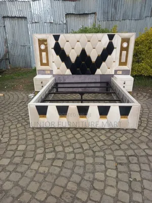 Modern Leather Bed