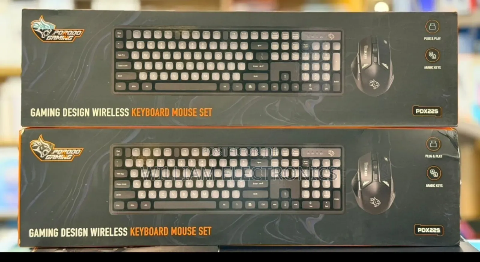 Porodo Gaming Design Wireless Keyboard and Mouse