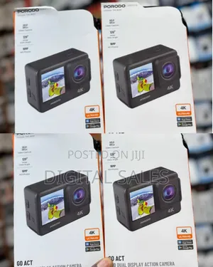 Porodo Uhd Dual Display Action Camera (Model Pd-4kacam)