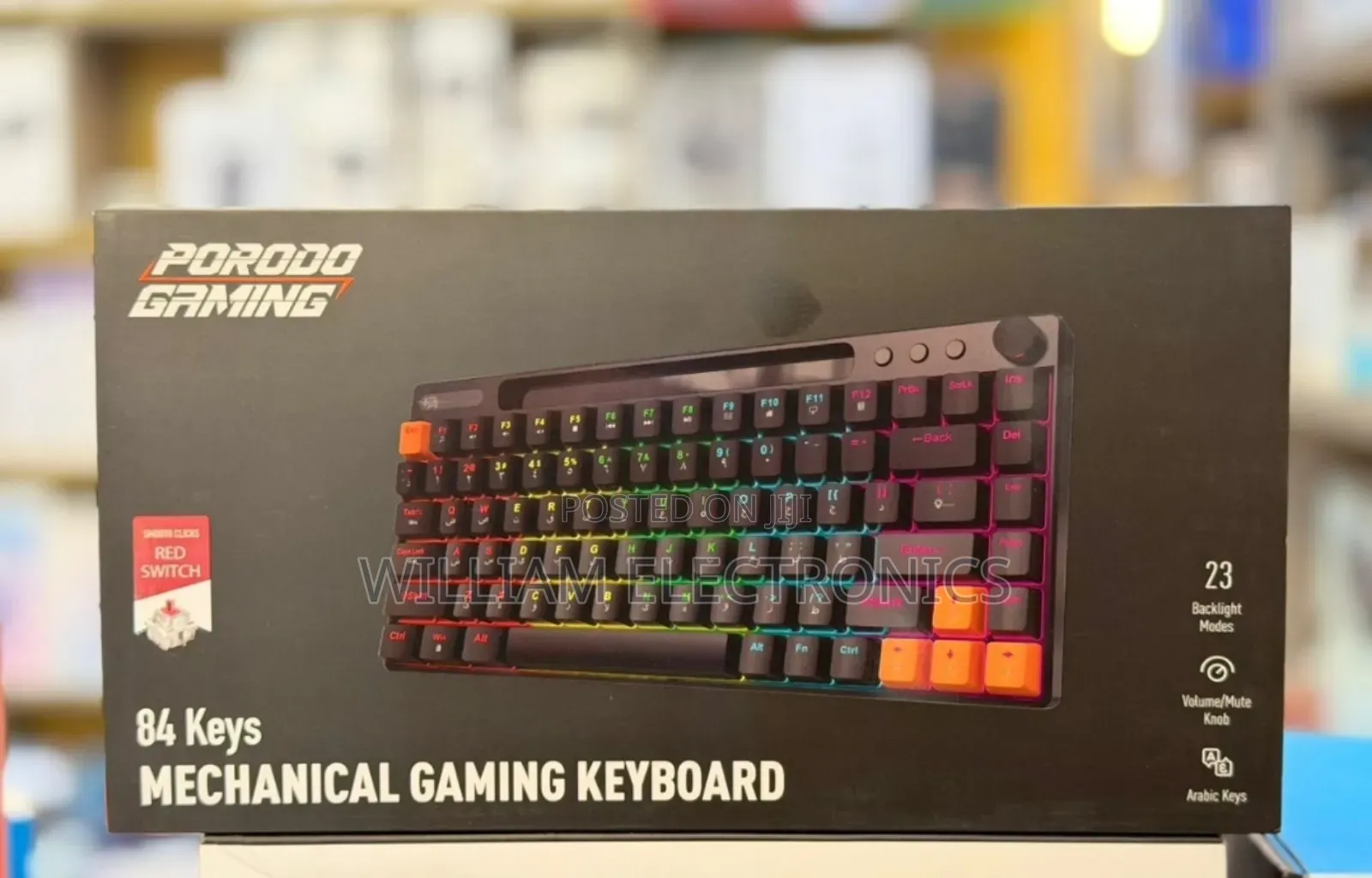 Porodo Wired Gaming Keyboard