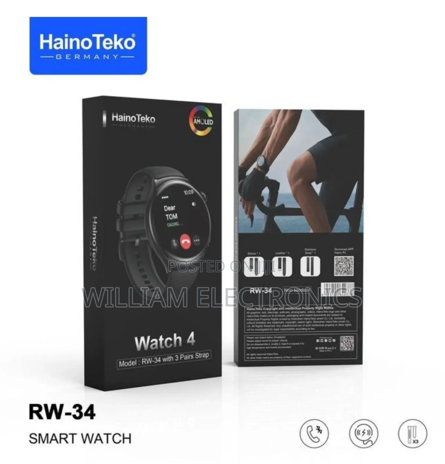 Hainoteko Watch 4 Rw34 Smart Watch