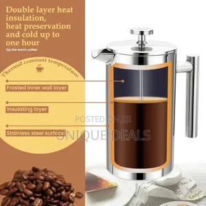 Stainless Steel French Press Coffee Plunger
