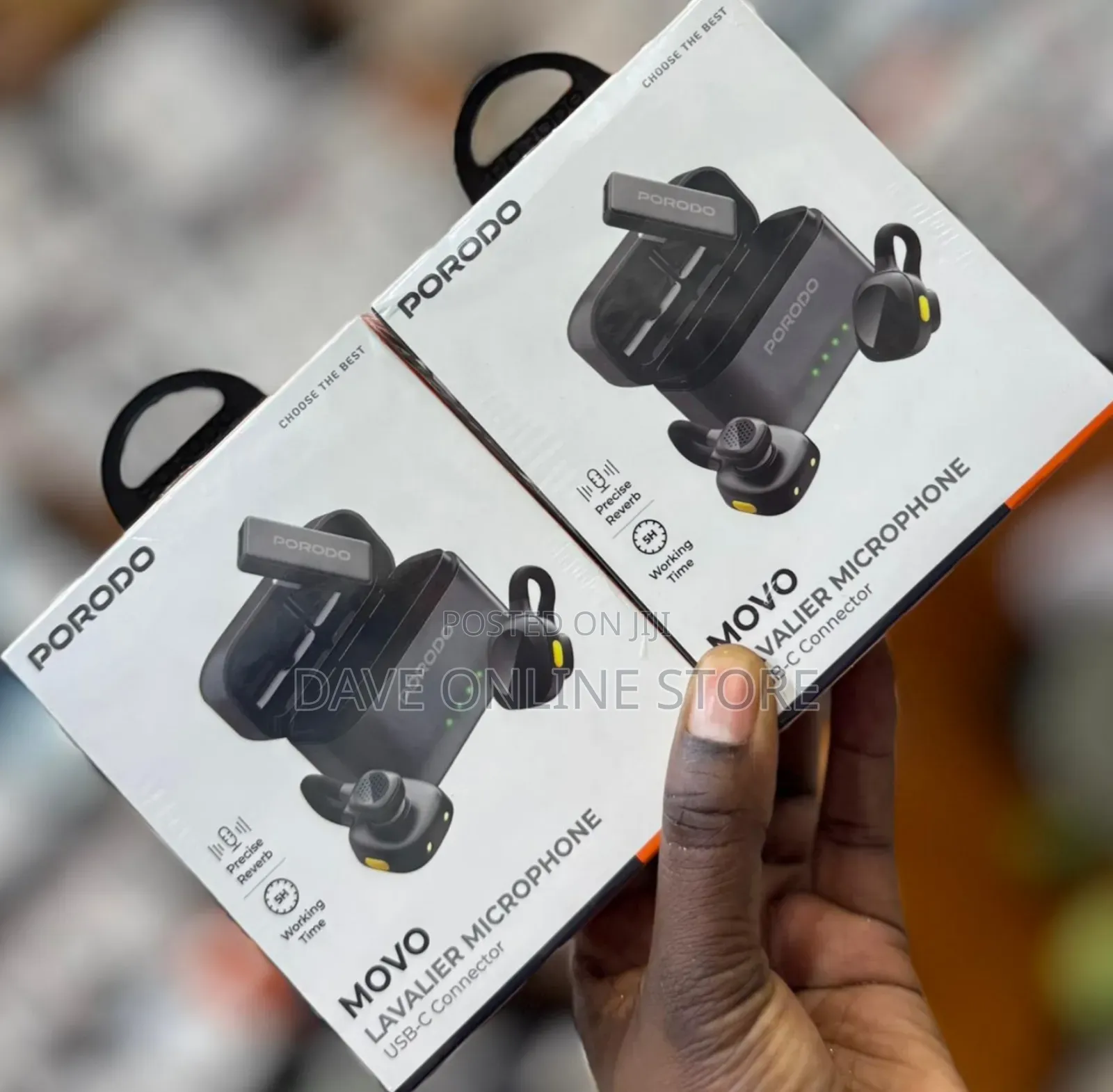 Porodo Movo Lavalier Microphone With a Type-C Connector