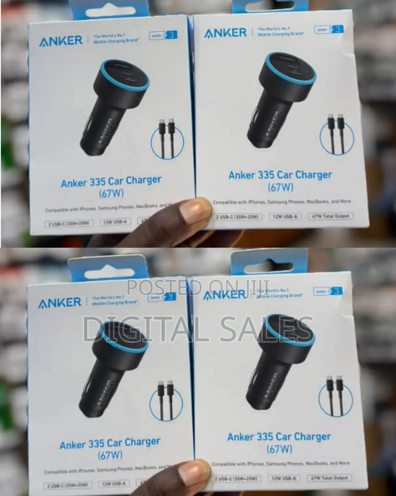 Anker 335 Car Charger 67w