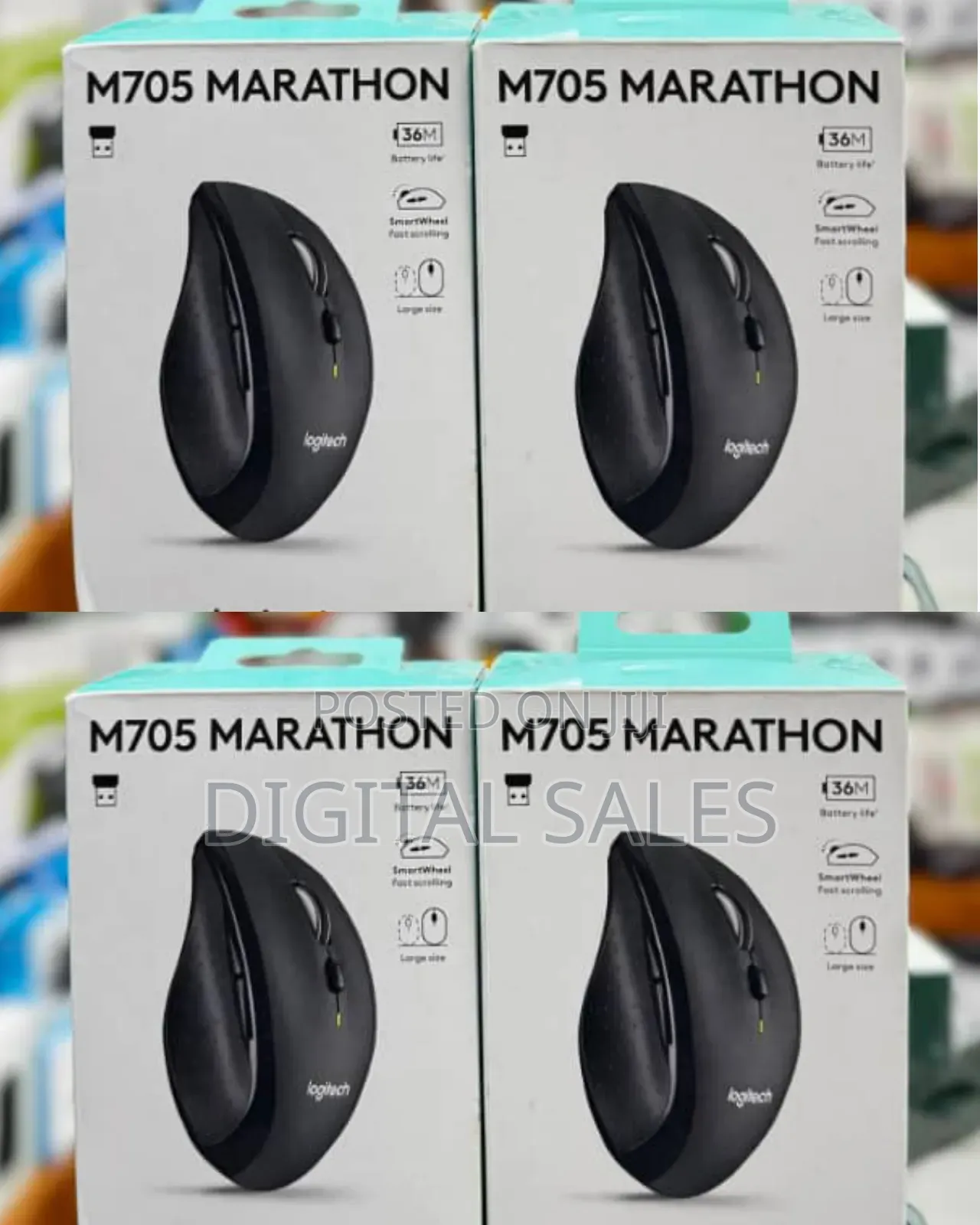 Logitech M705 Marathon Wireless Mouse