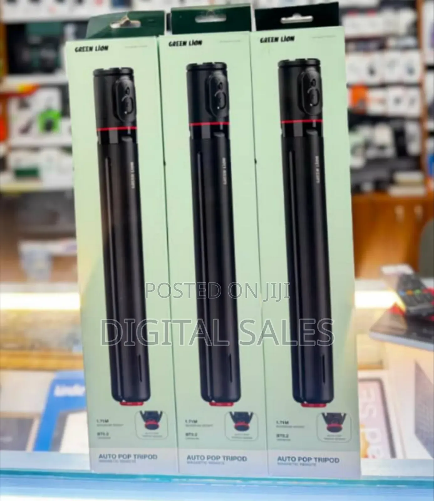 Green Lion Auto Pop Tripod Magnetic Remote