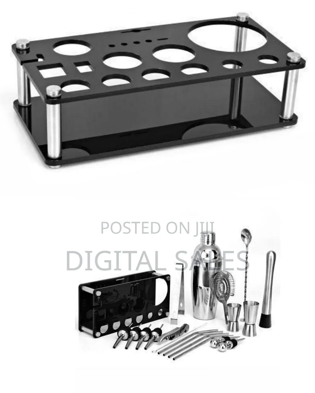 20pcs/Set Cocktail Set Boston Cocktail Shaker Stainless Steel