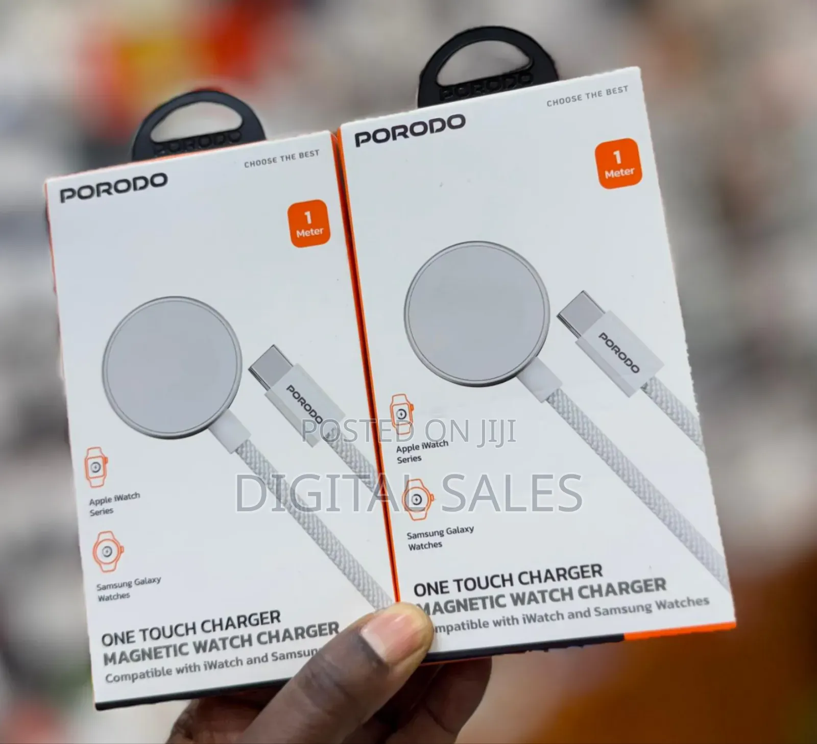 Porodo One Touch Magnetic Watch Charger