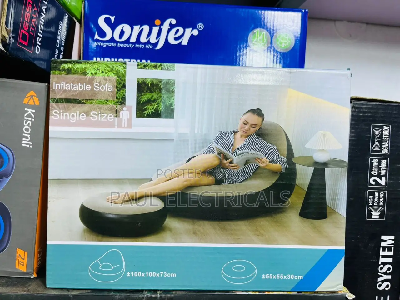 Single Size Inflated Sofa