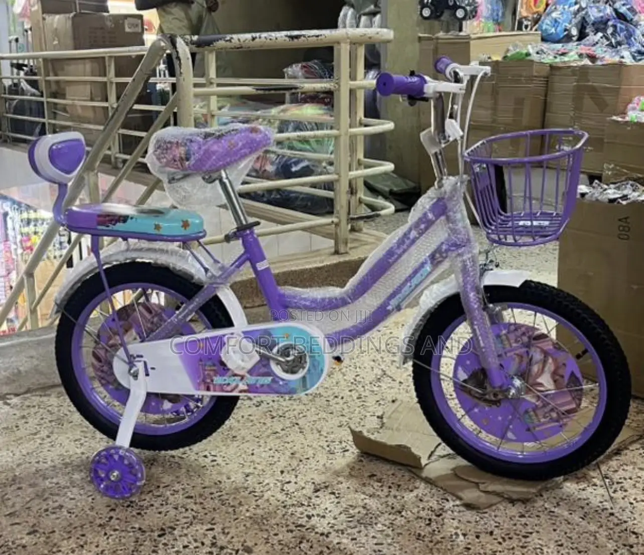 Purple Girls Bicycle 5 to 9 Years