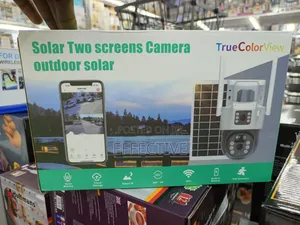 Solar Two-Screen Outdoor Security Camera.