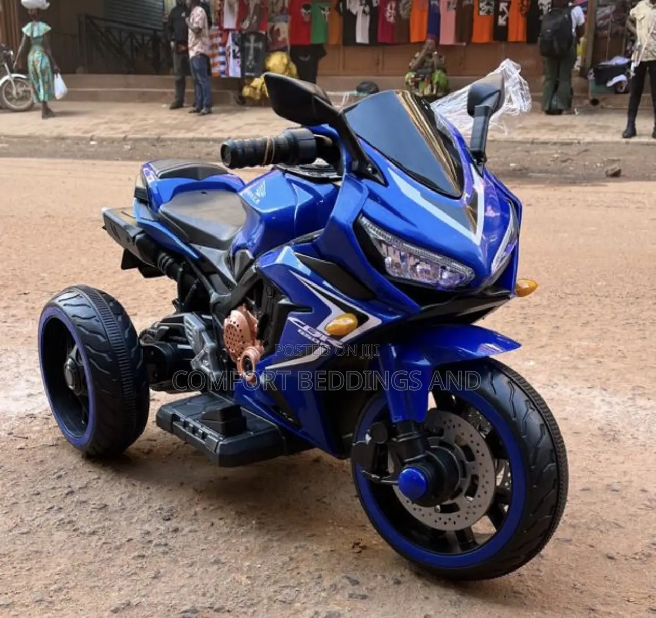 Honda Rechargeable Motorcycle Blue