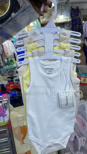 5 Pieces Body Suits Boys Cotton Original (0_12 Months