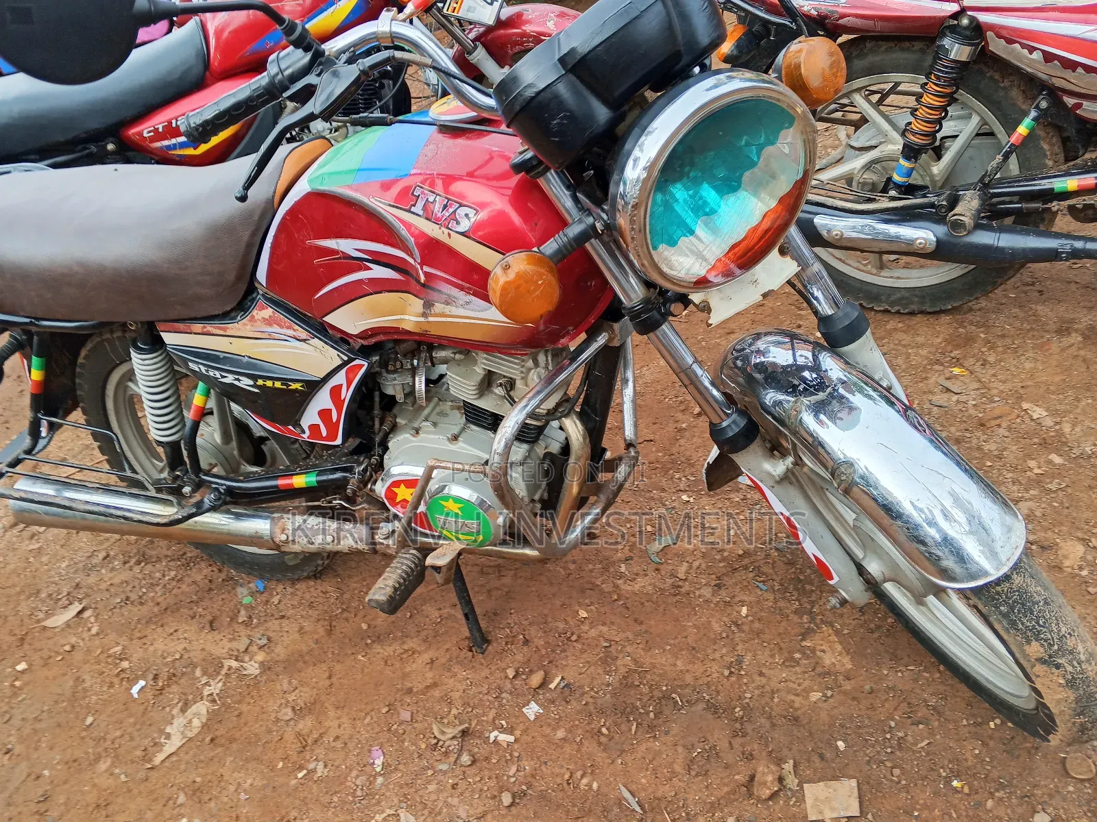 TVS XL 100 2016 Red