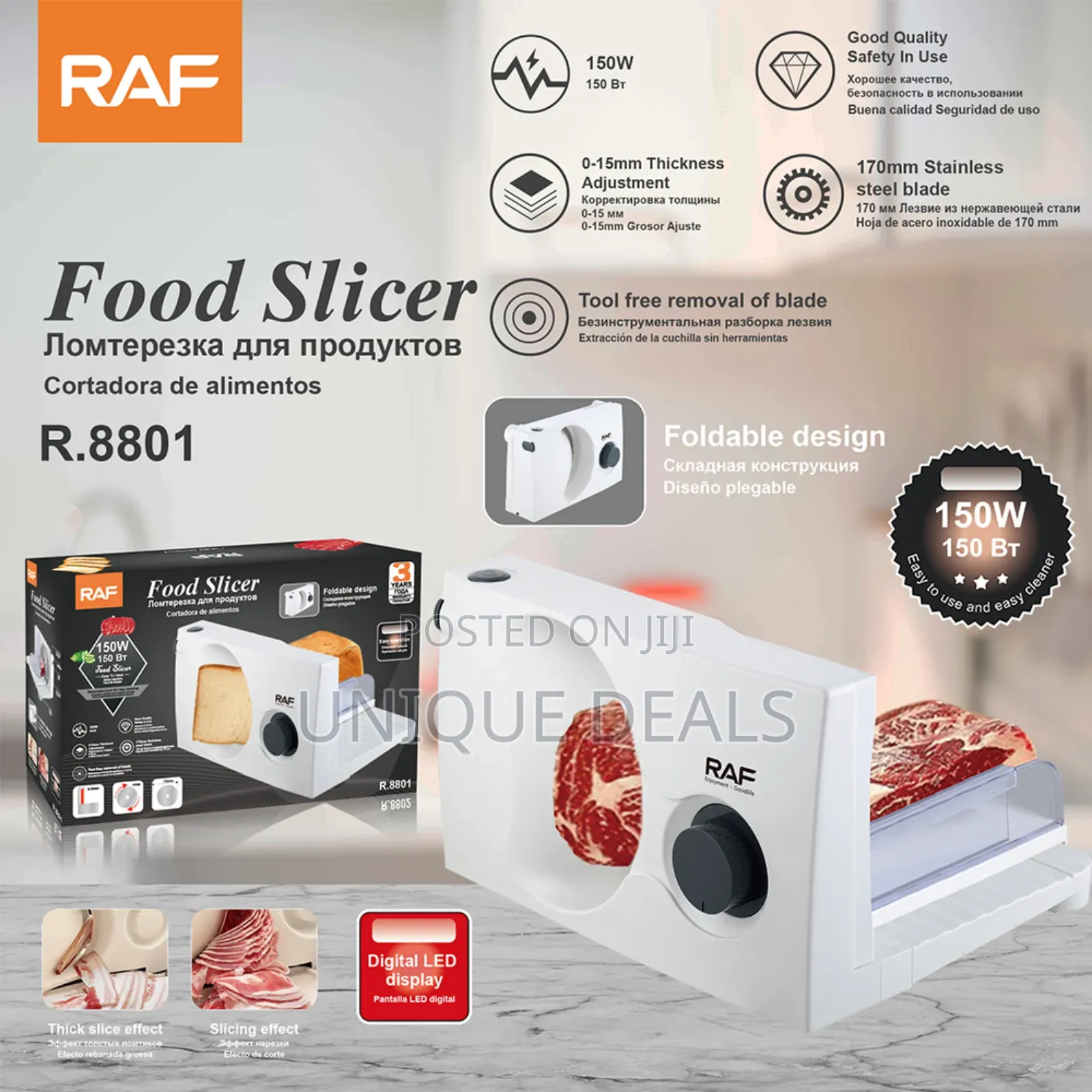 Raf Electric Food Slicer