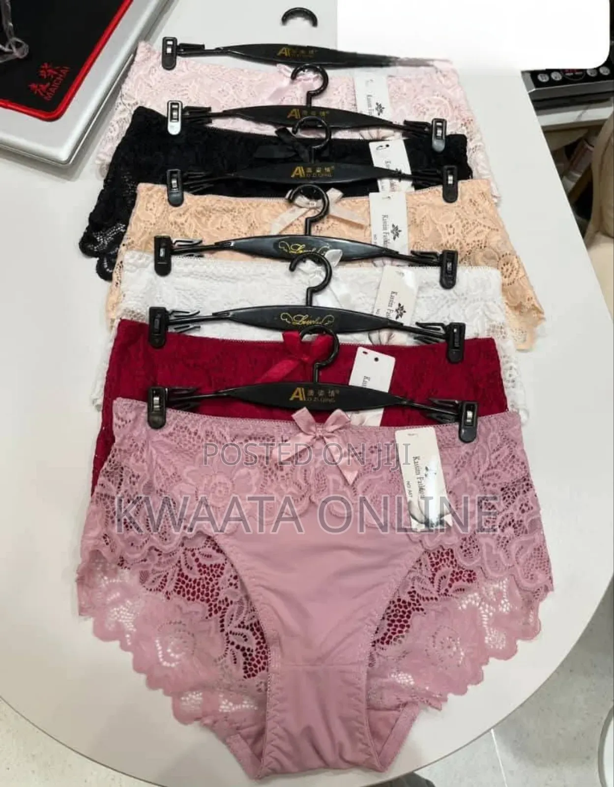 6 Pieces Womens Underwear Invisible Seamless Lace Underwear Panties
