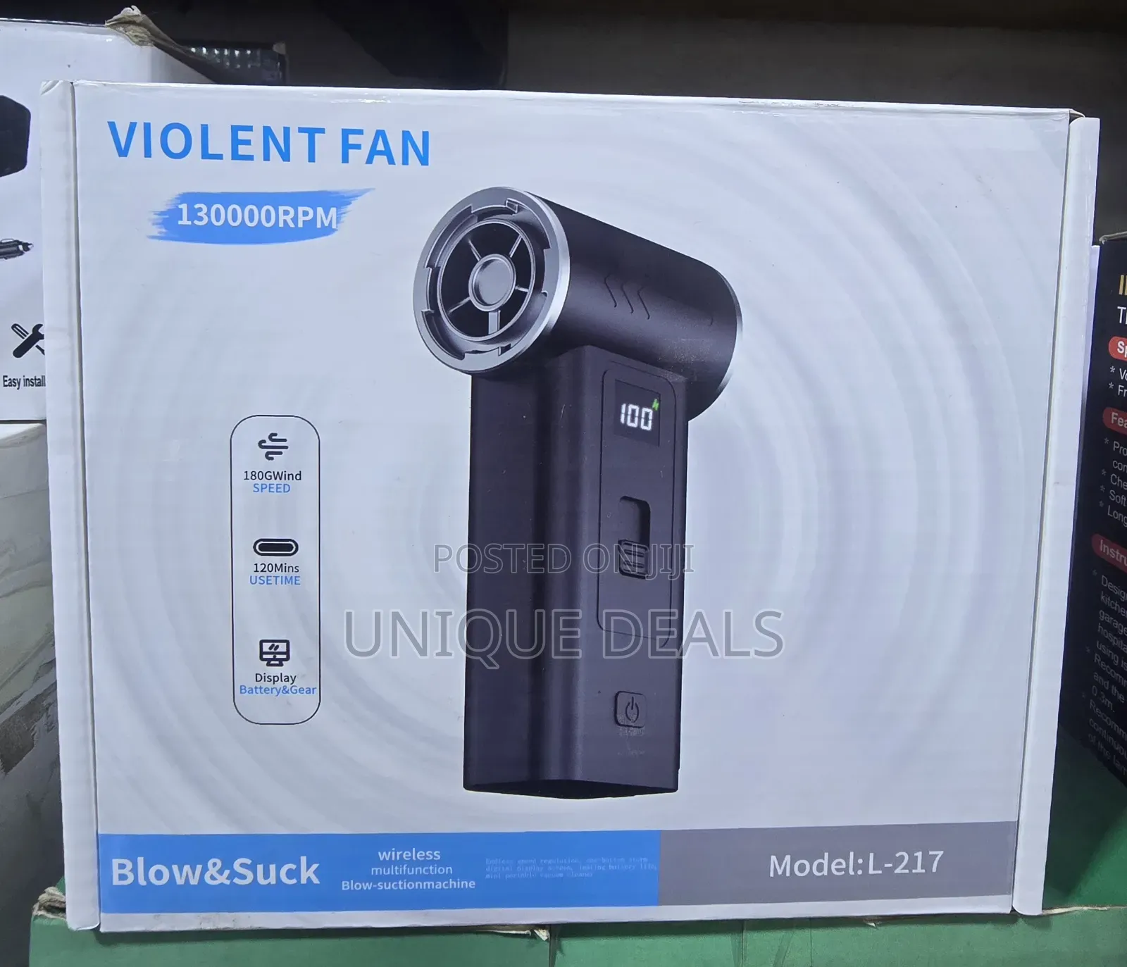 Turbo 130000rpm Violent Fan