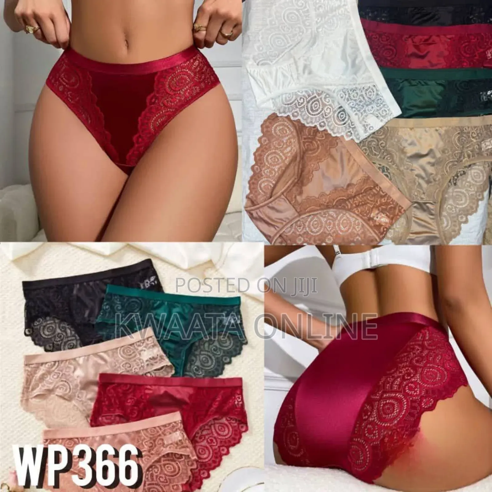 6 Pieces Womens Underwear Invisible Seamless Lace Underwear Panties