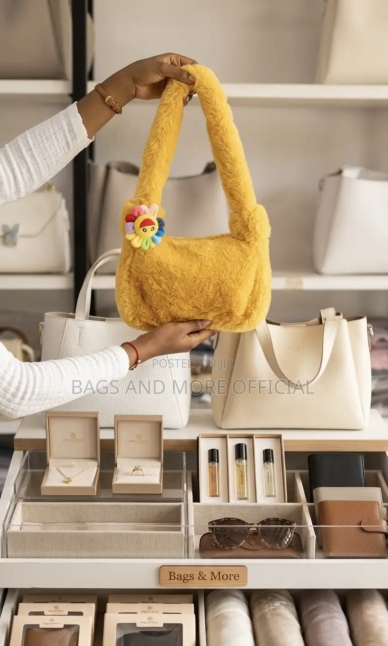 Trendy Plush Furry Shoulder Bags - Soft Aesthetic (Multiple Colors)