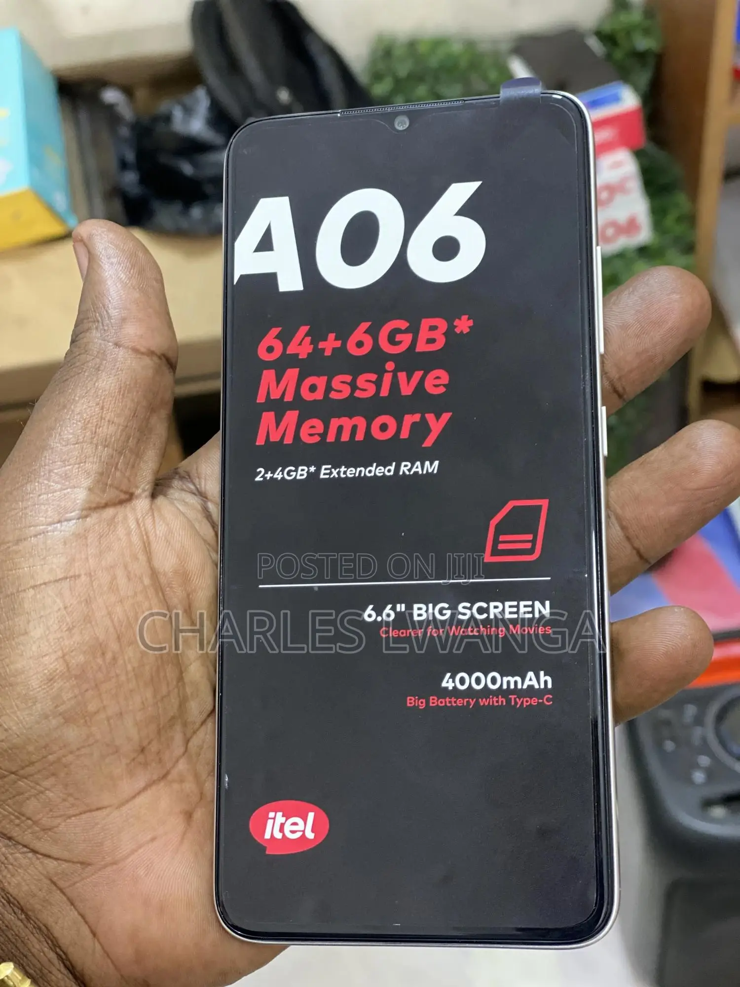 New Itel A06 64 GB Gold