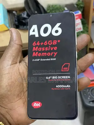 New Itel A06 64 GB Gold