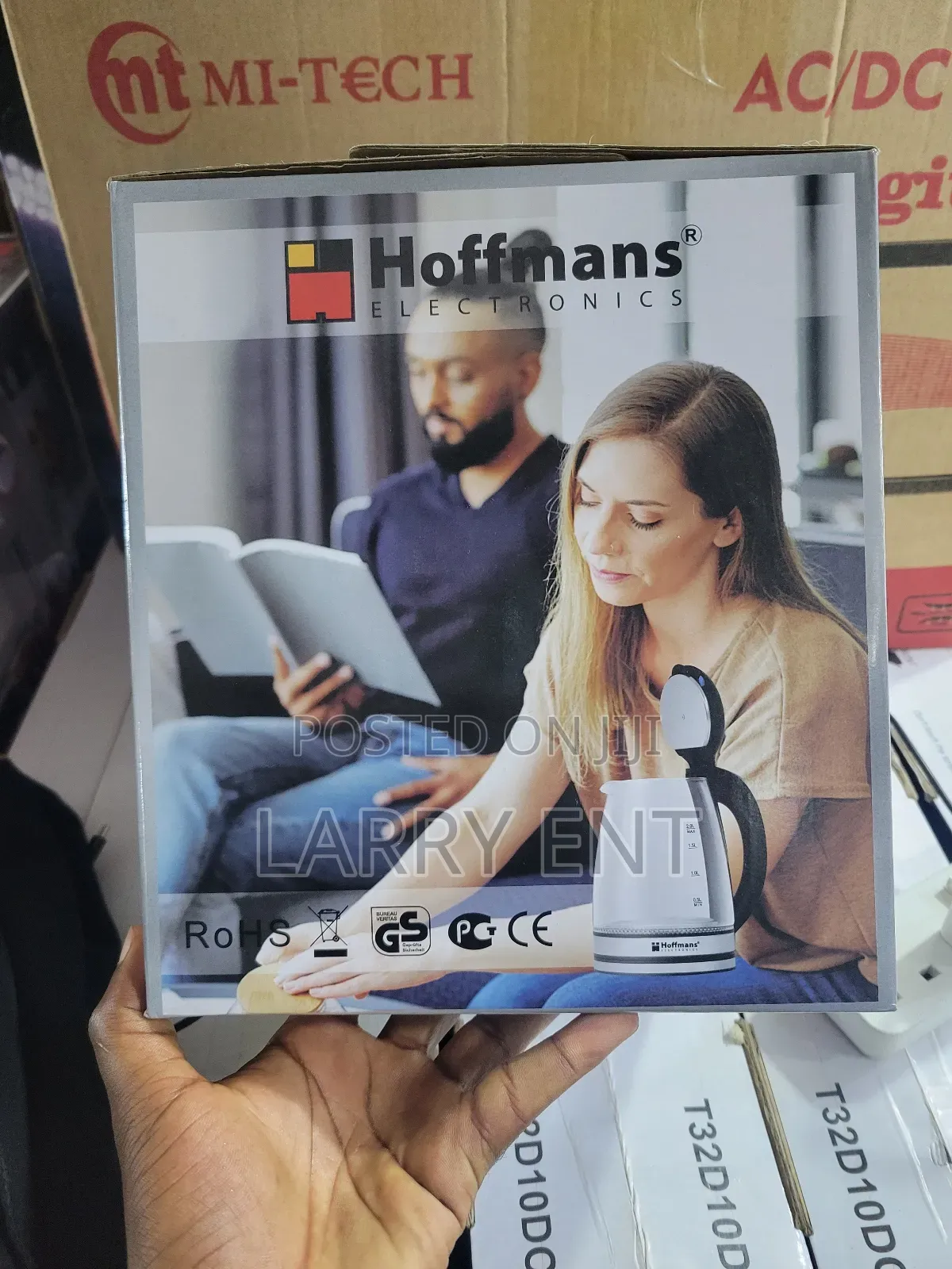 Hoffmans Electric Kettle 2l Fast Boiling Glass Led – Home Hostel
