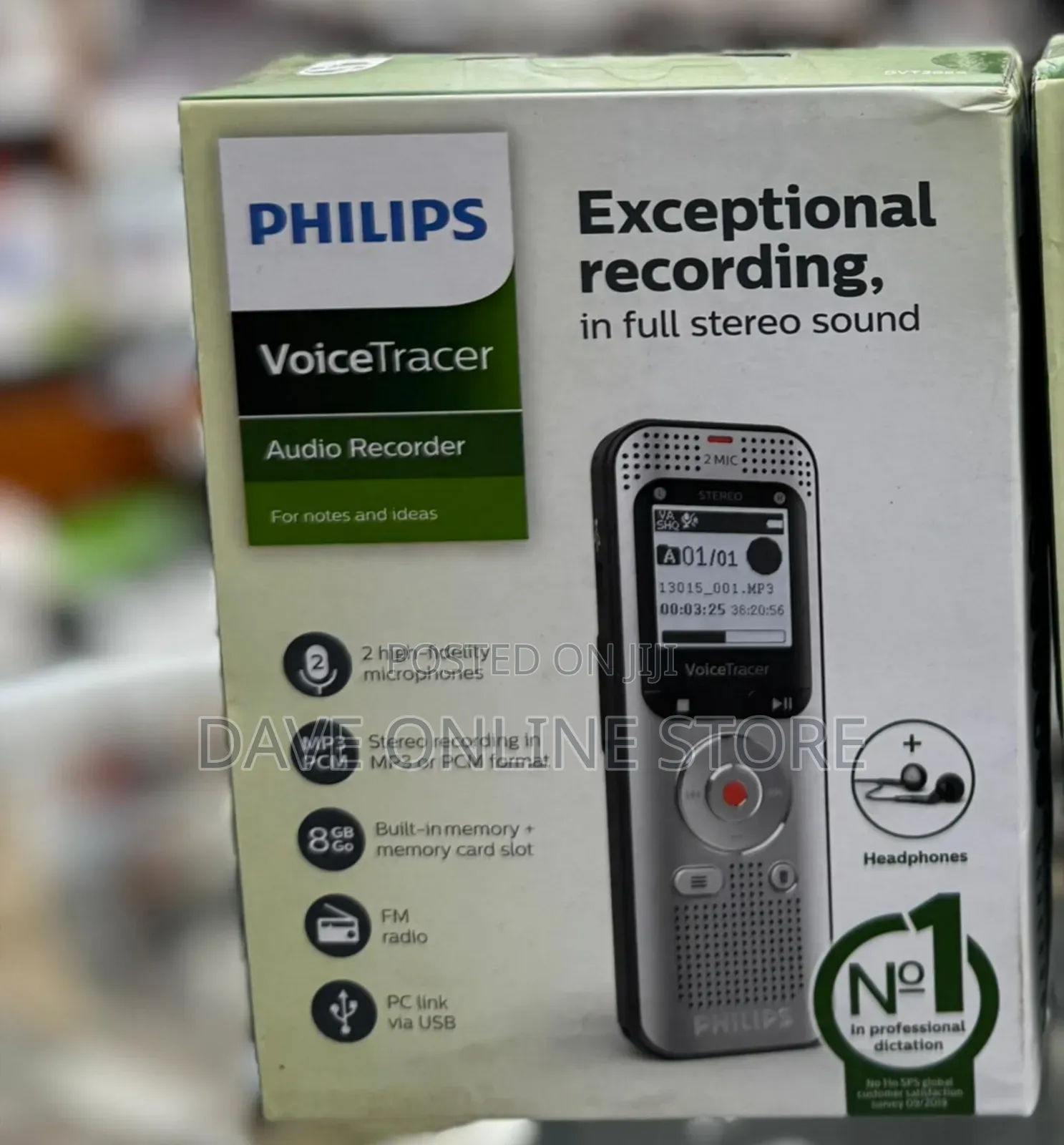 Philips Dvt2050 Voicetracer Audio Recorder -
