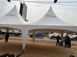 100 Seater Tent of Hard Materials of White