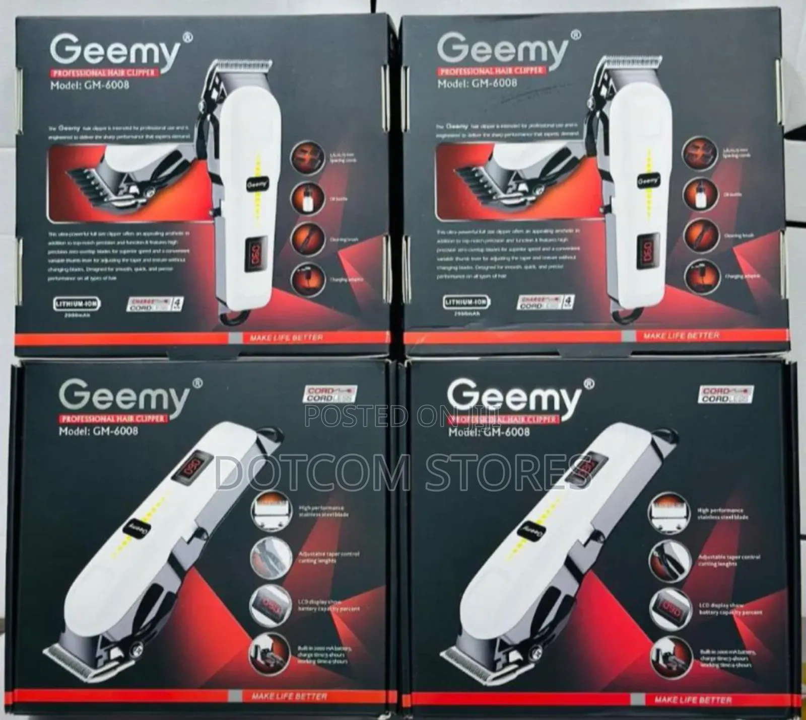 Geemy Gm-6008 Professional Hair Clipper.