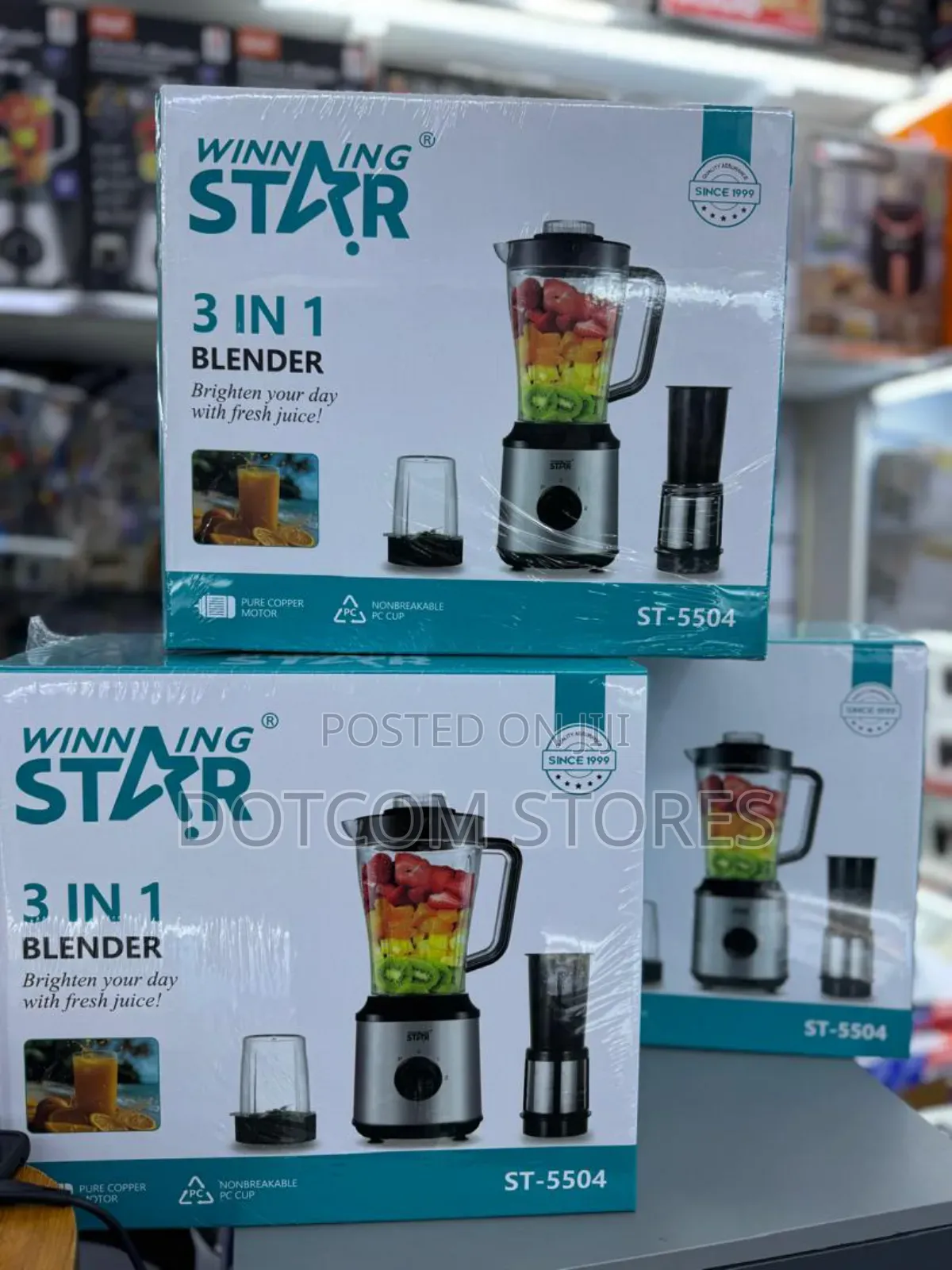 1.5l Winning Star St-5504 3-in-1 Electric Blender.