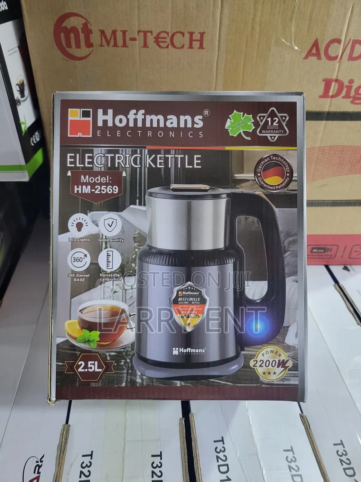 Fast Boiling Glass Electric Kettle 2l – Led Light Safe Auto Shutoff