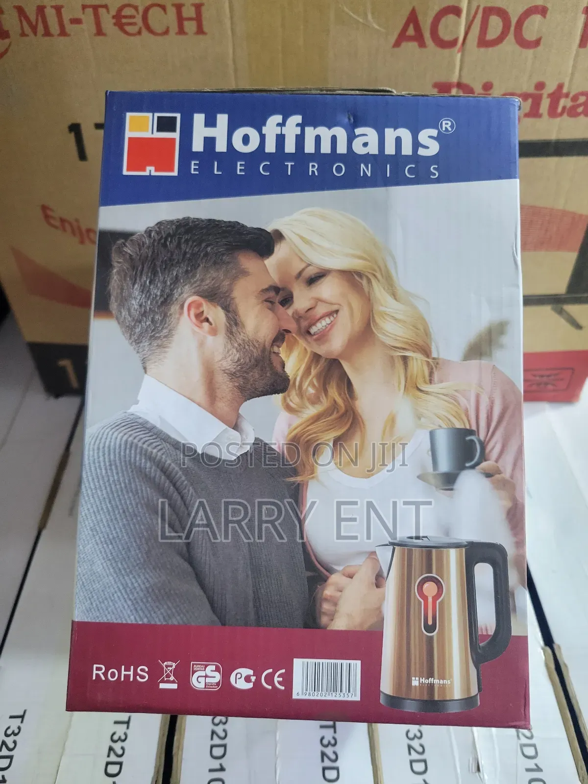 Hoffmans Electric Kettle 2.5l Fast Boiling Glass Led–Home Office Use