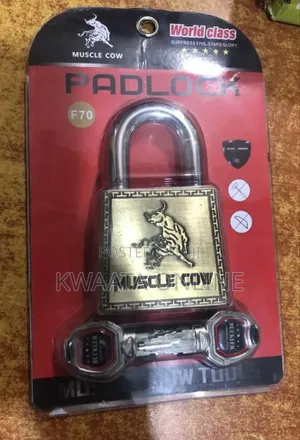 Muscle Cow (Home Hardware) Metal Security Padlock Lock 70mm