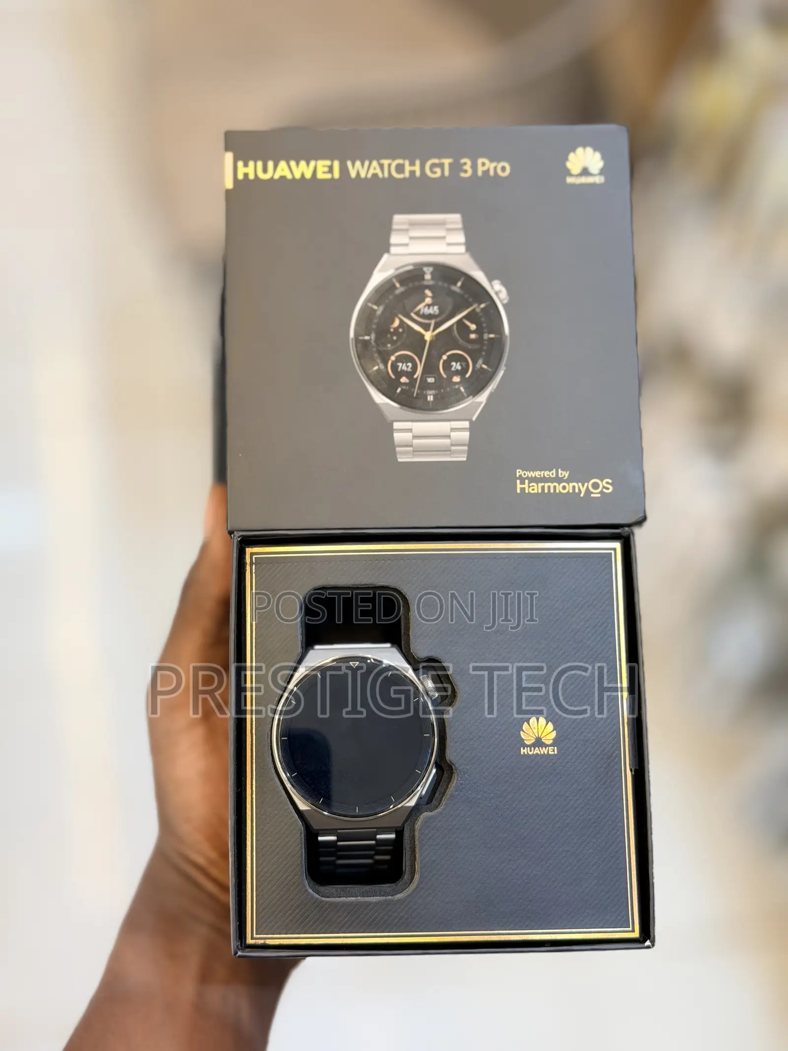 Huawei Watch Gt3 Pro Titanium Case Titanium Strap With Original Box